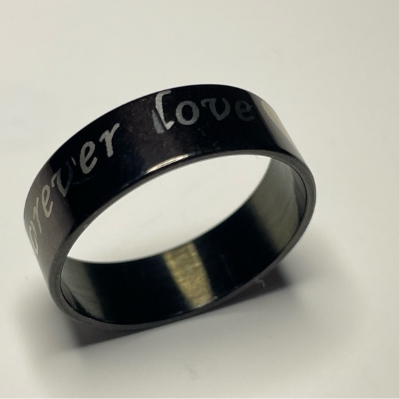 NWT Unisex Rings Men- Women 2PC SET STAINLESS STEEL SIZE 11 - Picture 9 of 16